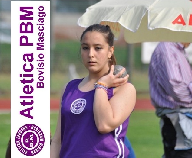 Nella foto, dal sito della società Pbm, l'atleta Giuseppina Pujia